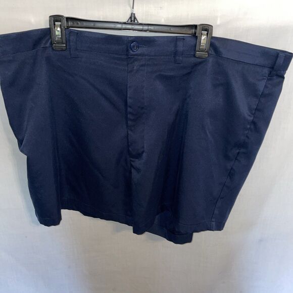 Roundtree & Yorke Chino Golf Shorts Men’s Size 46 Blue Zip Fly Inseam 5 Rise 13 - Picture 1 of 12